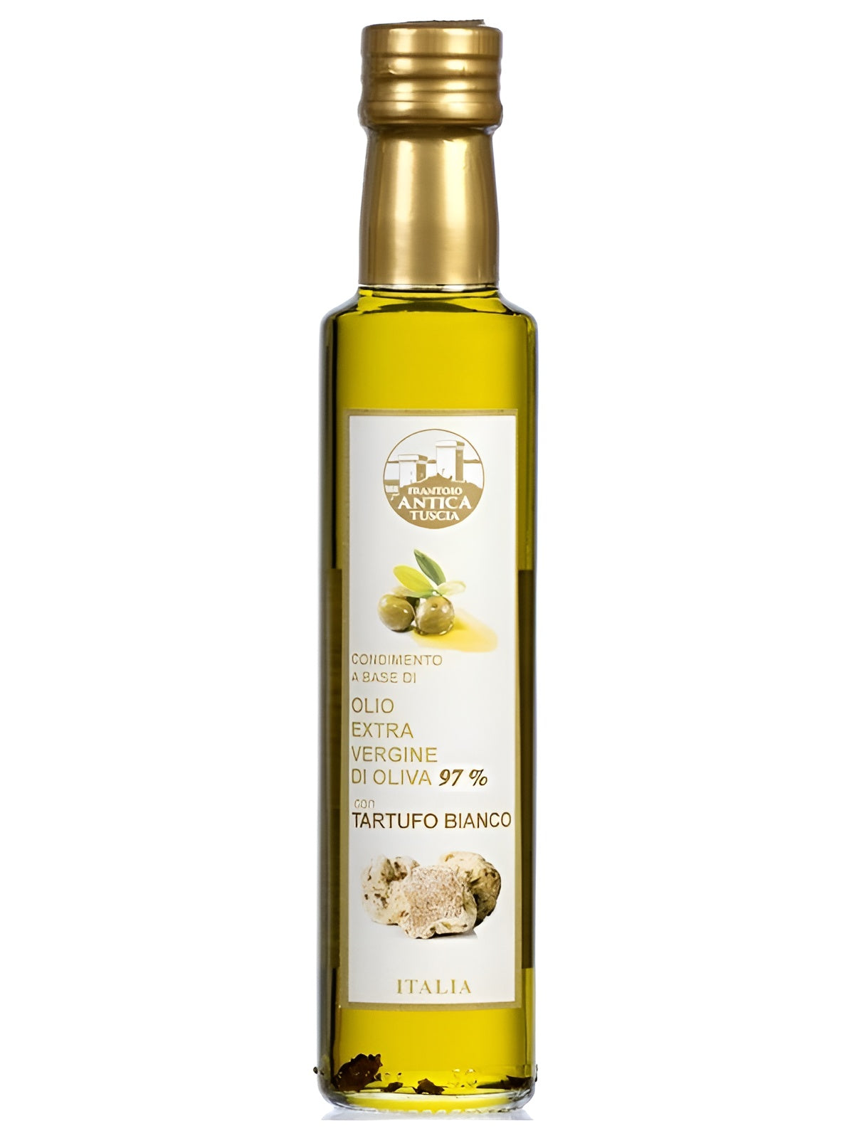 0,25L Extra vergine olijfolie met witte truffel